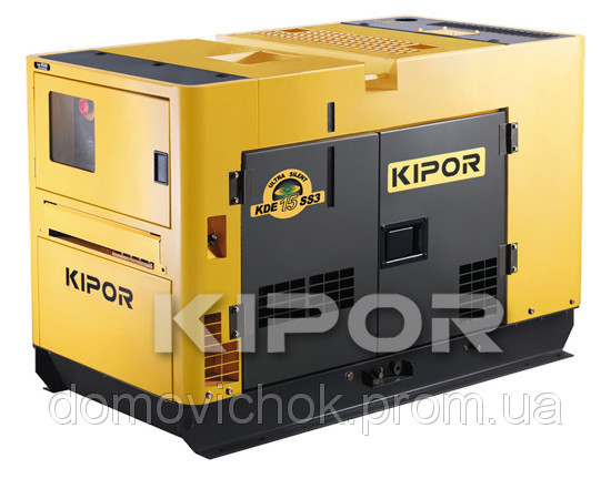 Трехфазный генератор KIPOR KDE15SS3 - фото 1 - id-p1558050