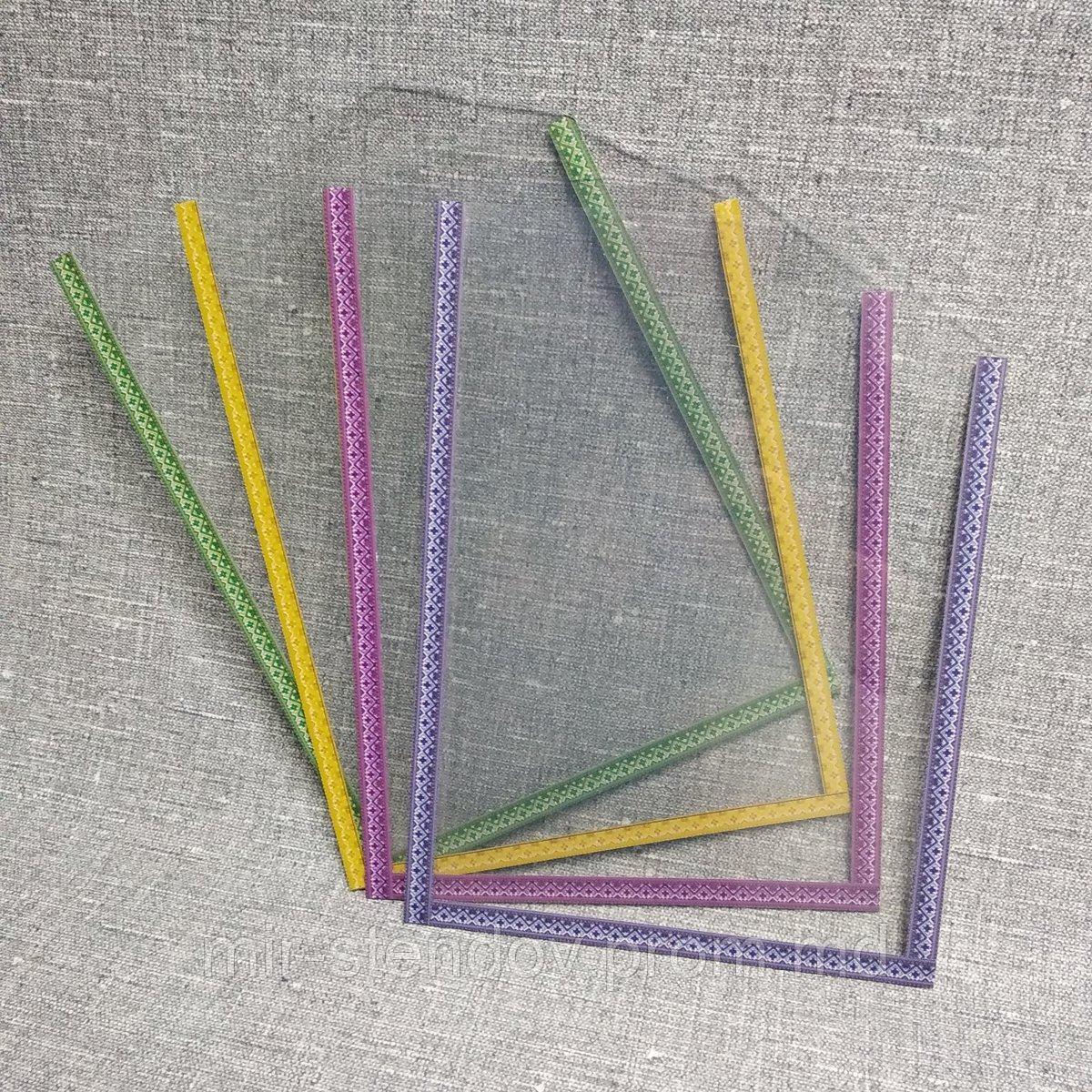 Карман А-4 вертикальный орнамент, фото 1