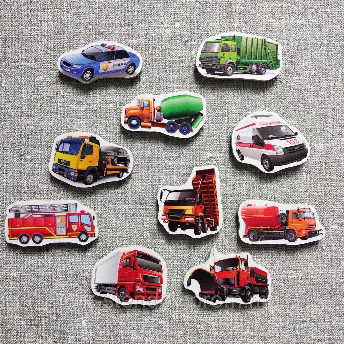 Спецтехника. Набор магнитов, фото 1