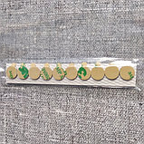 Магнит неодимовый, шайба с клеевым слоем 10х1 мм, фото 4