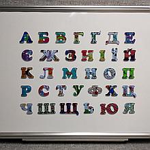 Украинский алфавит с трафаретом. Не магнитный