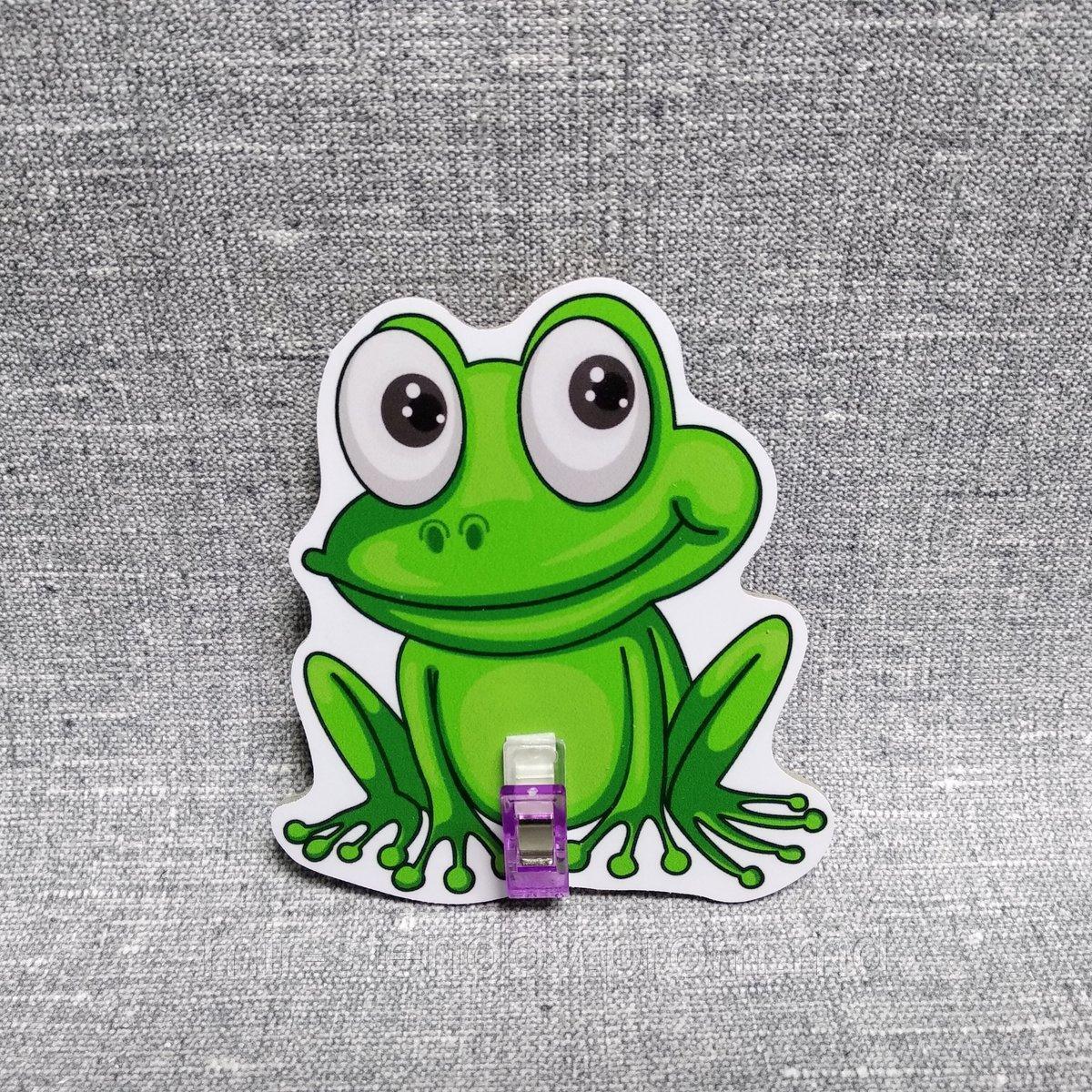 Держатель рисунка с прищепкой Лягушка, фото 1