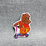 Держатель рисунка с прищепкой Бегемотик, фото 2