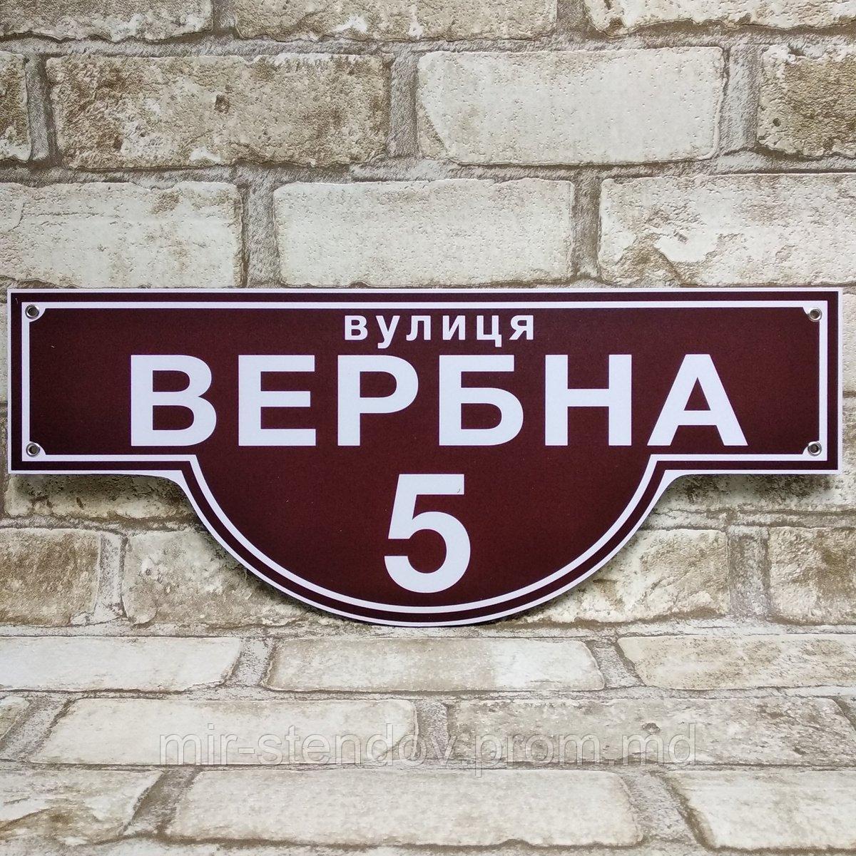 Адресный указатель Городской стиль Коричневый, фото 1