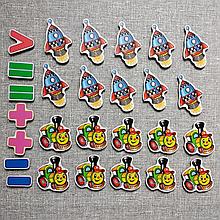 Магнитная математика Ракеты и паровозики