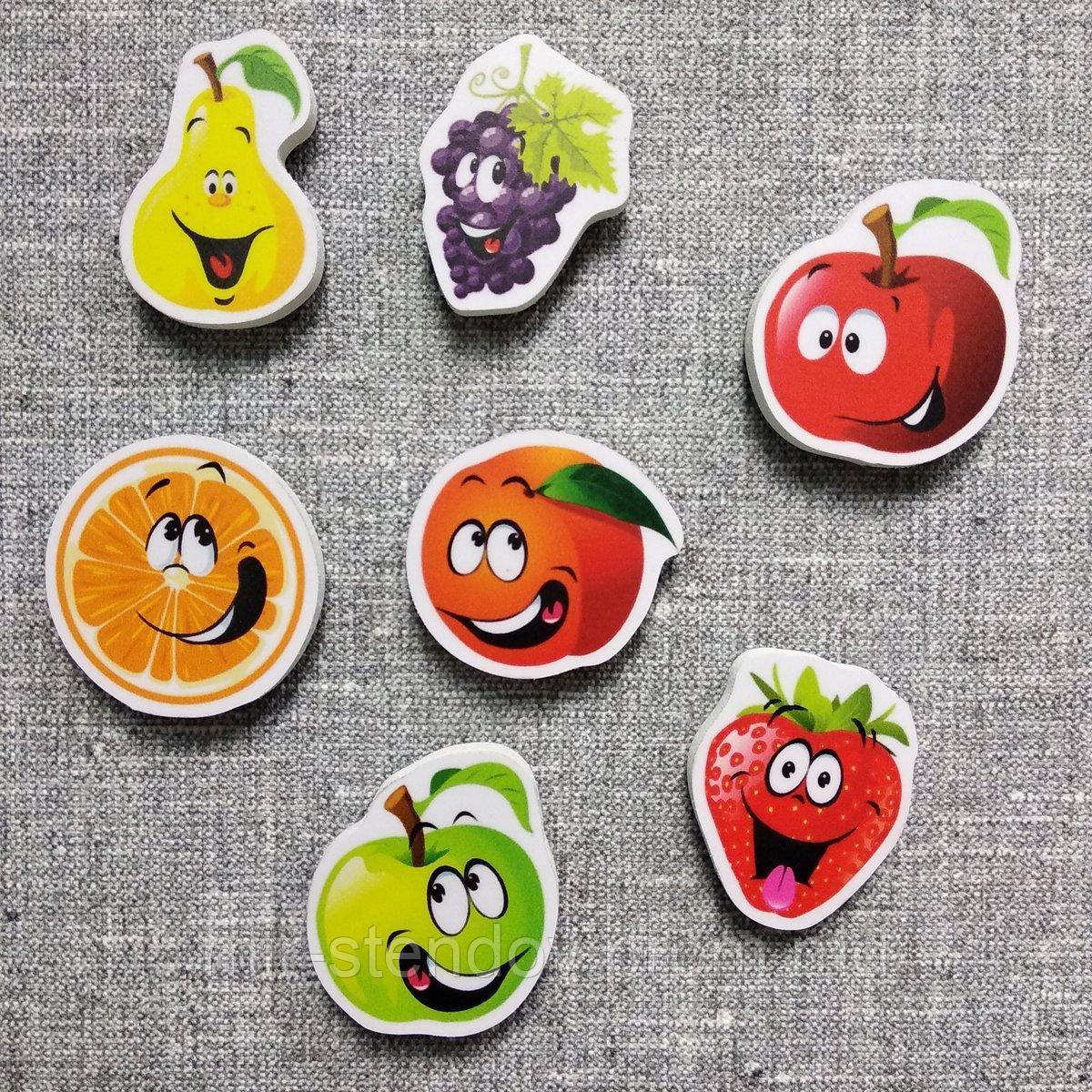 Фруктики. Магнитики развивающие. Набор, фото 1