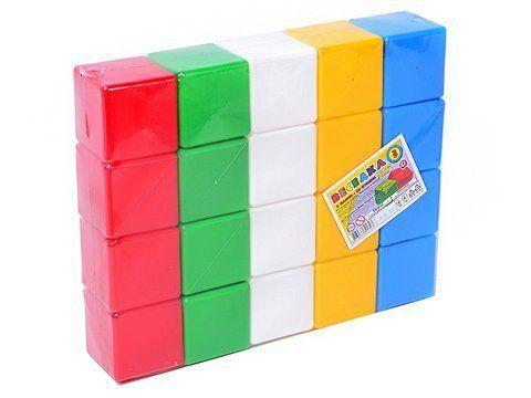 Кубики "Радуга 3 ТехноК" (20 кубиков) - фото 1 - id-p10260759