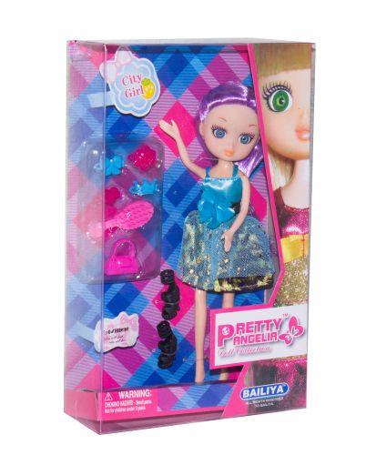 Кукла "Pretty Angelia (babyface)" с аксессуарами (в голубом платье) - фото 1 - id-p10262512