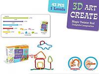 3D конструктор "Волшебная палочка", 43 детали