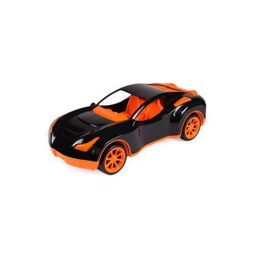 Пластиковая спортивная машина (черно-оранжевая) - фото 1 - id-p10264080