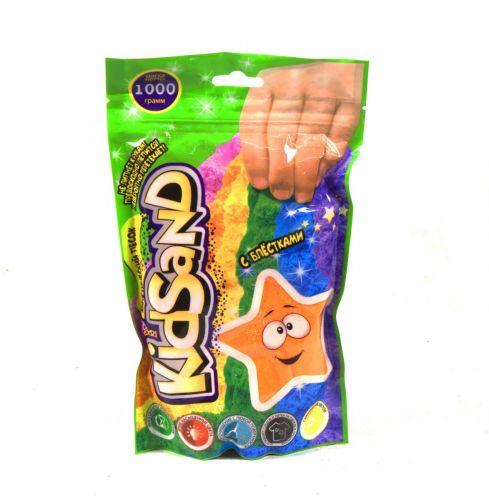 Кинетический песок "KidSand", в пакете, 1000 г (оранжевый) - фото 1 - id-p10264125
