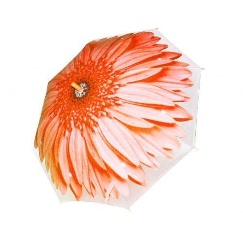 Зонтик "Цветок", d = 80 см (оранжевый) - фото 1 - id-p10264866