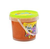 Лизун-антистресс "Mr. Boo с глиттером", 500 г (оранжевый)
