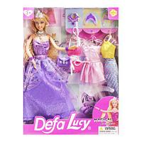 Кукла "Defa Lucy", с нарядами (в фиолетовом)