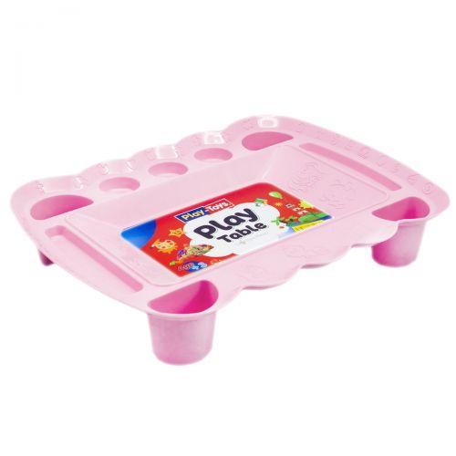 Игровой столик для песка и пластилина (розовый) - фото 1 - id-p10265294