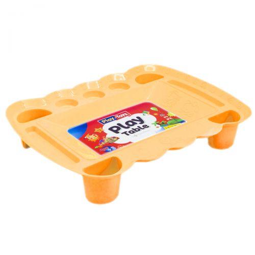 Игровой столик для песка и пластилина (оранжевый) - фото 1 - id-p10265295