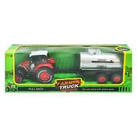 Трактор "Farm Truck" с цистерной (красный)