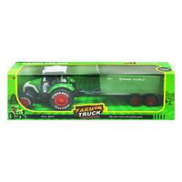 Трактор "Farm Truck" с прицепом (зеленый)
