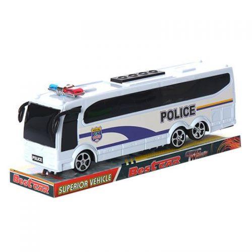 Автобус полицейский, инерционный - фото 1 - id-p10268440