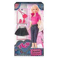 Кукла Ася с аксессуарами "Jeans Collection" (блондинка)