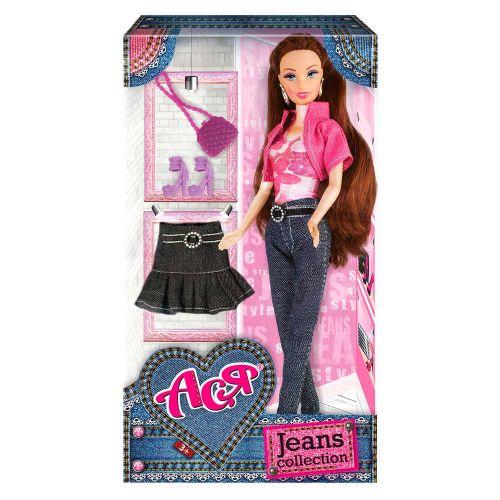 Кукла Ася с аксессуарами "Jeans Collection" (брюнетка) - фото 1 - id-p10268544