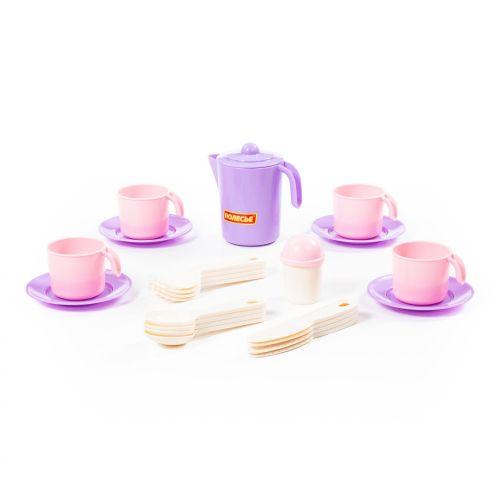 Набор детской посудки "Анюта" (фиолетовый) - фото 1 - id-p10268634