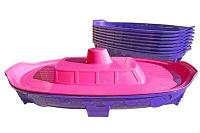 Песочница "Кораблик" (розово-фиолетовый)