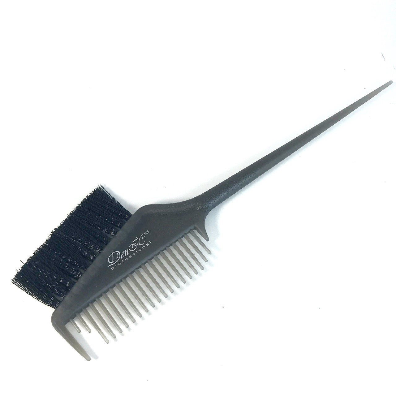 Кисть-расчёска для окрашивания волос DenIS professional с чёрной волнистой щетиной - фото 1 - id-p10270026