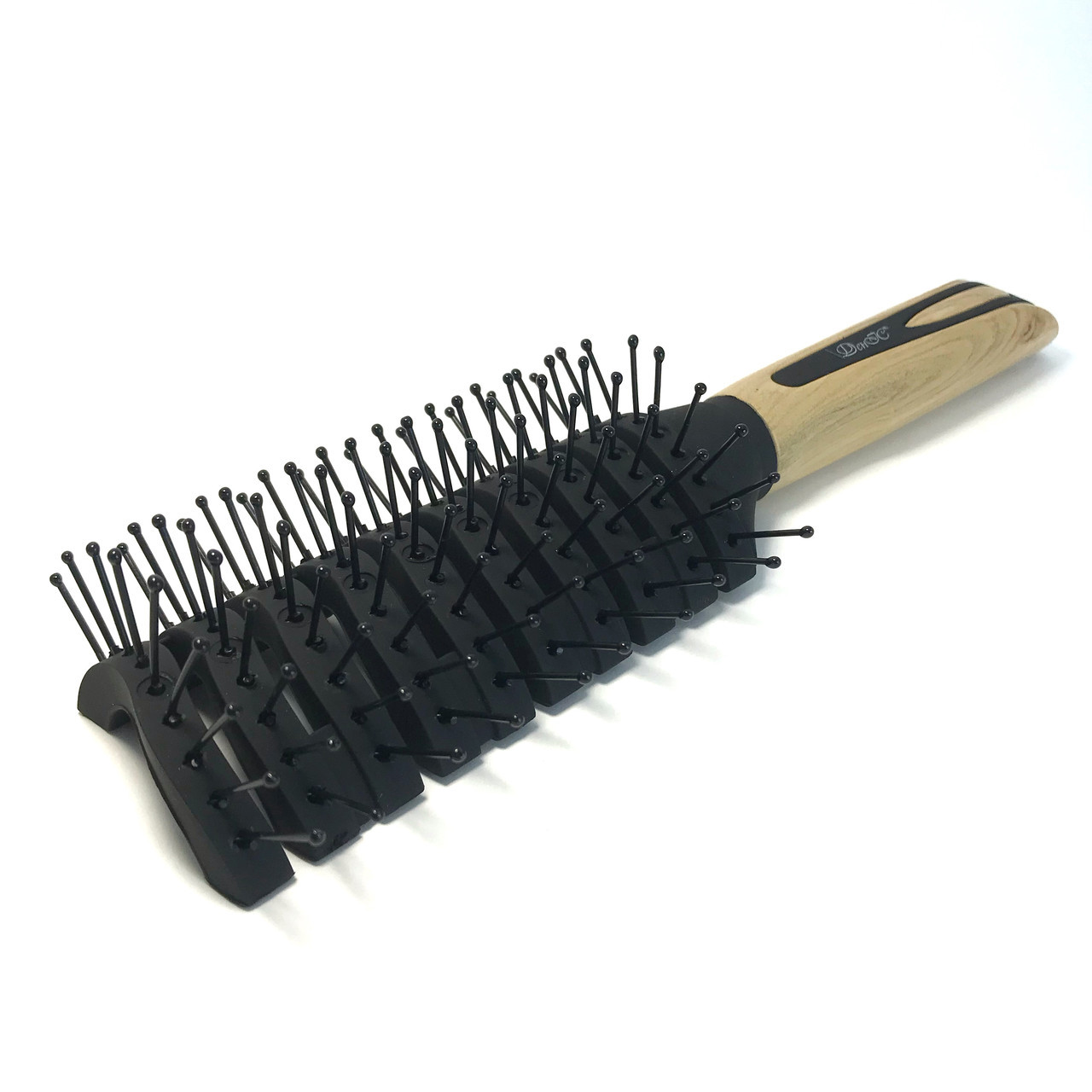 Расчёска DenIS professional для сушки, укладки - wood вогнутая - фото 1 - id-p10270425