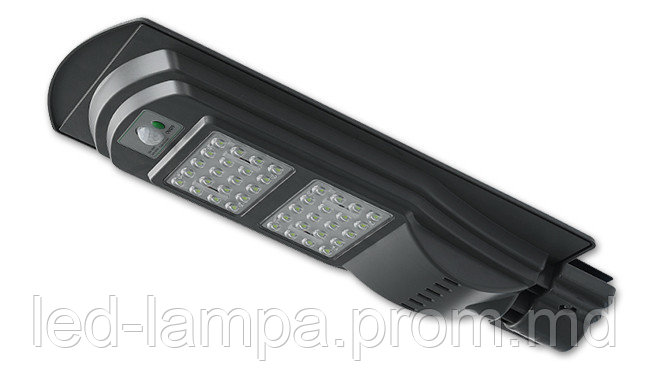 Светодиодный LED прожектор, master LED, 40W, 40xSMD, 5500-6000K, IP65, на солнечной батарее, с датчиком движен - фото 1 - id-p10272101