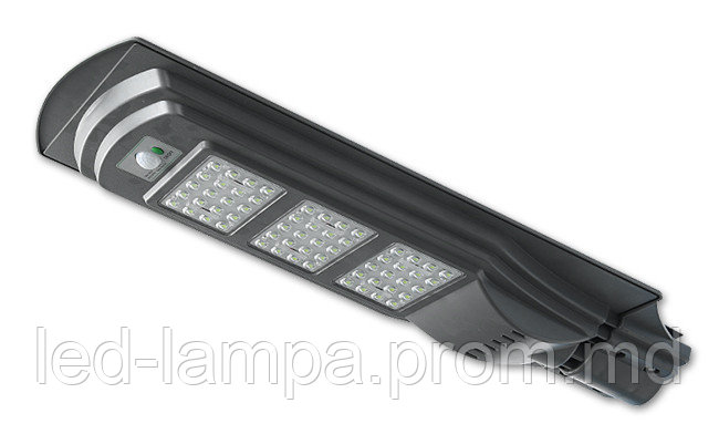 Светодиодный LED прожектор, master LED, 60W, 60xSMD, 5500-6000K, IP65, на солнечной батарее, с датчиком сумере - фото 1 - id-p10272102