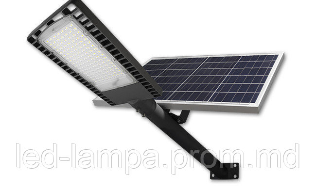 Светодиодный LED прожектор, master LED, 120W, 120xSMD, 5500-6000K, IP65, на солнечной батарее, с датчиком суме - фото 1 - id-p10272103