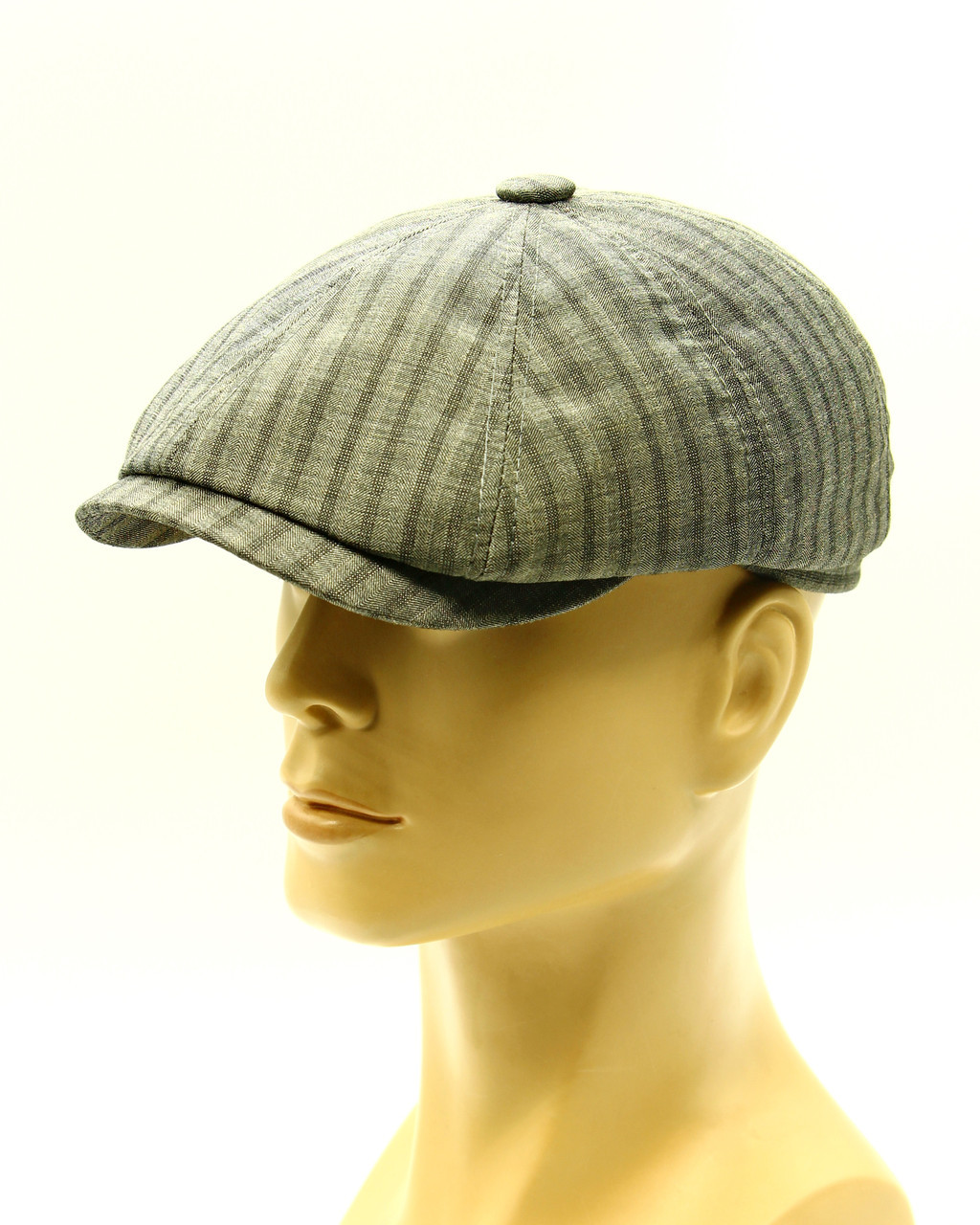 Восьмиклинка мужская летняя кепка серая. - фото 1 - id-p10271806