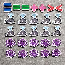 Магнитная математика Осьминоги и Киты