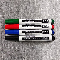Набор маркеров для сухостираемых досок 4 цвета ТОВ "2х3 Україна"