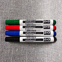 Набор маркеров для сухостираемых досок 4 цвета ТОВ "2х3 Україна"