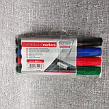 Набор маркеров для сухостираемых досок 4 цвета ТОВ "2х3 Україна", фото 2