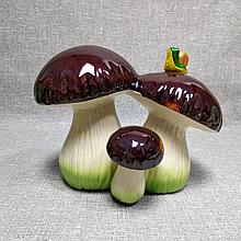 Садовая фигурка Грибы с улиткой