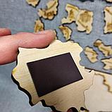 Деревянно-Магнитный Пазл Украина. Карта Украины, фото 3