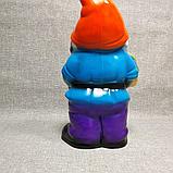 Садовая фигурка Гном-агроном, фото 4