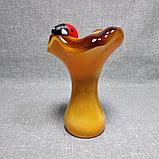 Садовая фигурка Гриб "Лисичка" с Божьей коровкой, фото 4