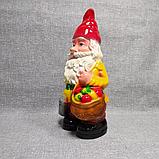 Садовая фигурка Гном-садовод, фото 3