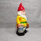 Садовая фигурка Гном-садовод, фото 4