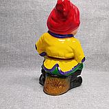 Садовая фигурка Гном с лопатой, фото 2