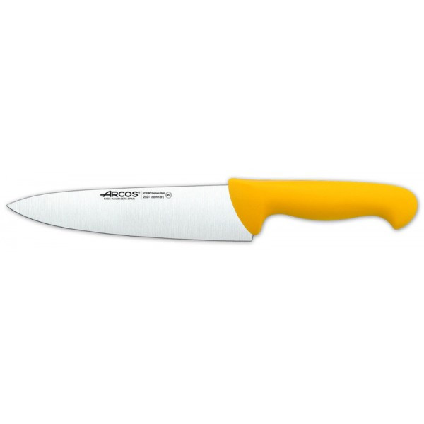 Нож поварской Arcos 2900 20 см желтый 292100 - фото 1 - id-p5560023