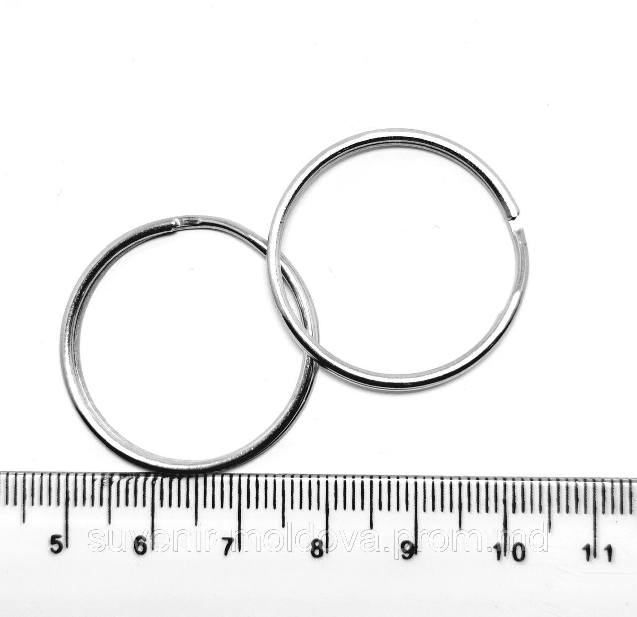 Кольцо для брелка 30мм рифлёное - фото 1 - id-p10297233