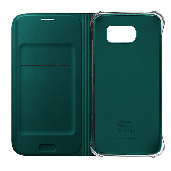 Чехол - книжка Flip Wallet Samsung Galaxy S6 edge G925F Зеленый - фото 1 - id-p10297259