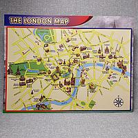 London map. Стенд-карта для кабинета английского языка