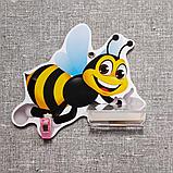 Стенды для рисунка и поделки с полочкой и прищепкой "Пчёлки", фото 2