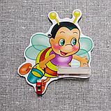 Стенды для рисунка и поделки с полочкой и прищепкой "Пчёлки", фото 7